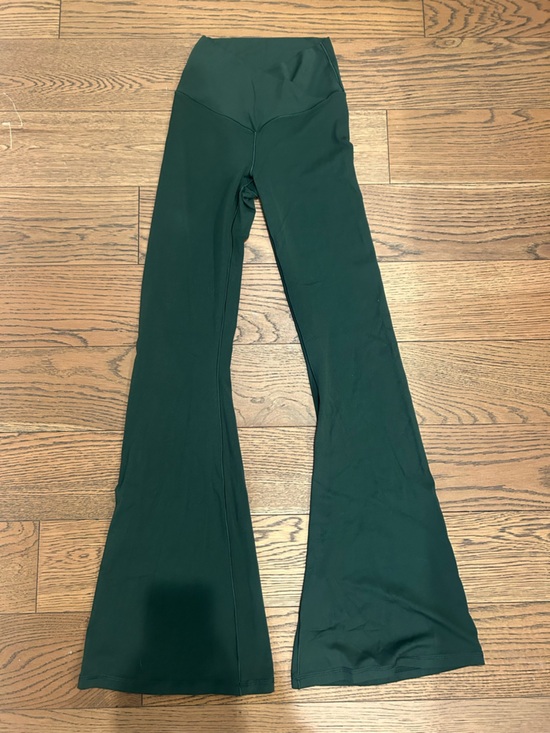 aerie Pants - aerie Dark Green Flare Leggings